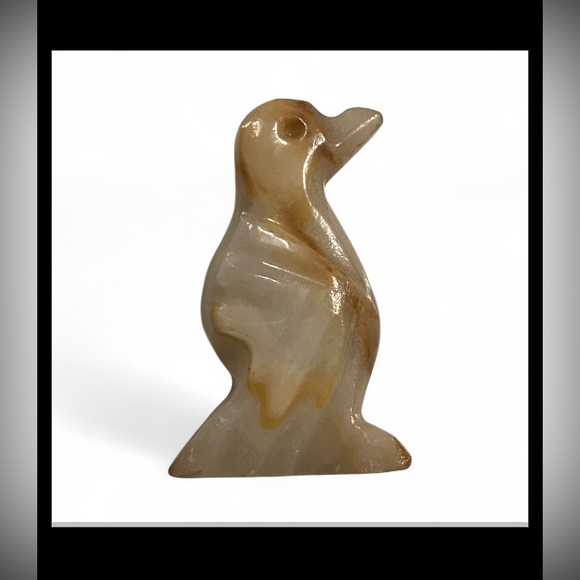 BEST PRICE ⚡️ Vintage Stone Miniature Penguin Figure #7477 - Picture 3 of 7